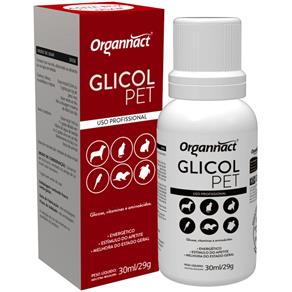 Suplemento Glicol Pet Organnact 30 Ml