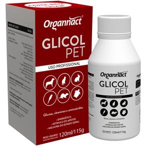 Suplemento Glicol Pet Organnact 120 Ml