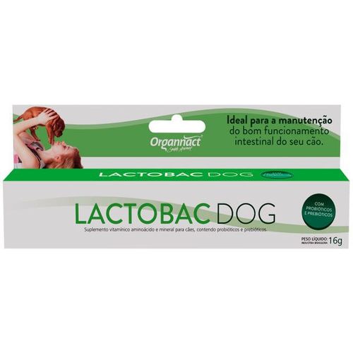 Suplemento Organnact Lactobac Dog 16 G