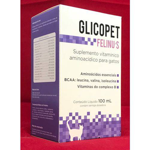 Suplemento para Gatos - Glicopet Felinus 100 Ml