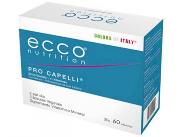 Suplemento Pro Capelli Ecco Nutrition 60 Cápsulas - Ada Tina