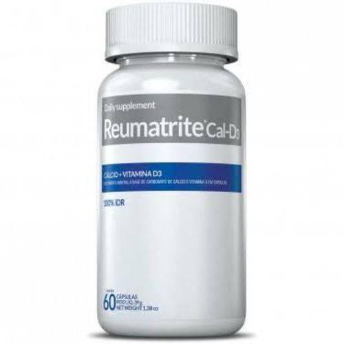 Suplemento Reumatrite Calcio + Vitamina D3 com 60 Cápsulas Inove