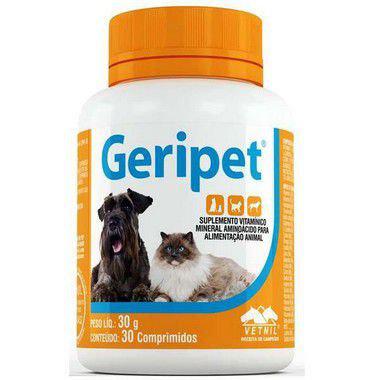 Suplemento Vetnil Geripet - 30 Comprimidos