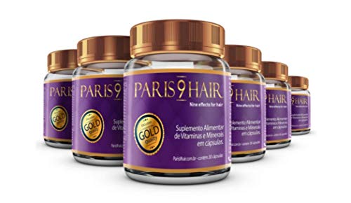 Suplemento Vitamínico Capilar Nutrição Paris 9 Hair 6 Unidades