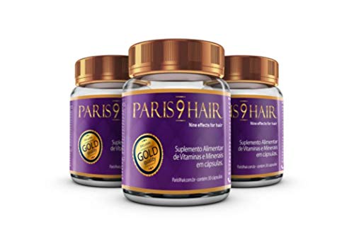 Suplemento Vitamínico Capilar Nutrição Paris 9 Hair 90 Dias