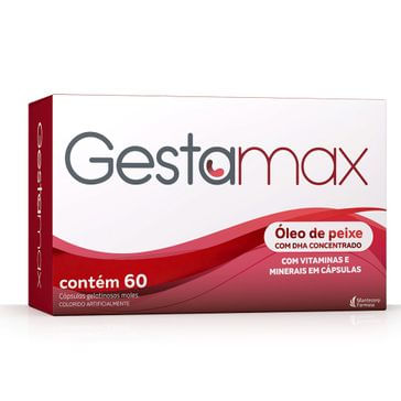 Suplemento Vitamínico Gestamax Hypera 30 Cápsulas Suplemento Vitamínico Gestamax Hypera 60 Cápsulas
