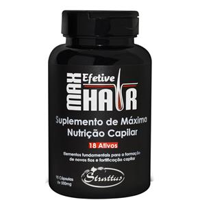 Suplemento Vitamínico Mineral Max Efetive Hair - 90 Cápsulas