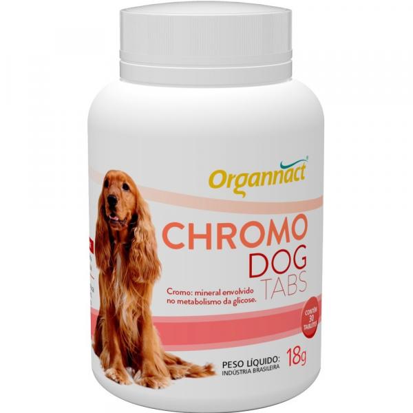 Suplemento Vitamínico Organnact Chromo Dog 30 Tabs 18g