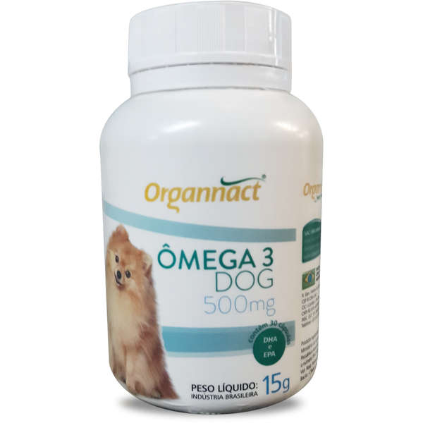 Suplemento Vitamínico Organnact Omega 3 Dog 500