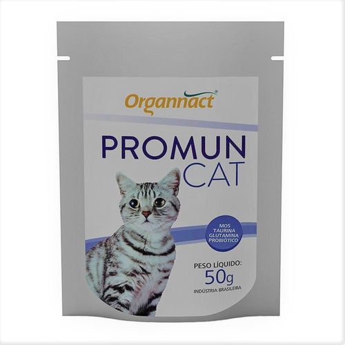 Suplemento Vitamínico Organnact Promun Cat 50g