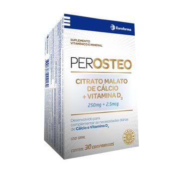 Suplemento Vitamínico Perosteo Eurofarma 30 Comprimidos