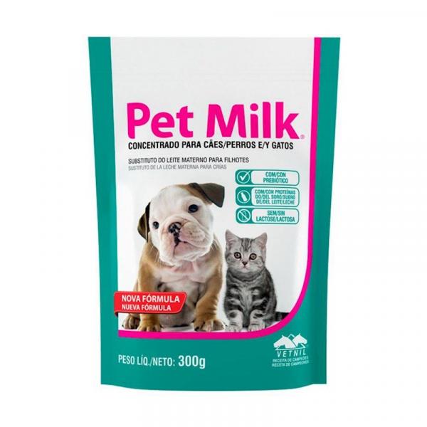 Suplemento Vitamínico Substituto do Leite Materno para Filhotes Pet Milk 300g - Vetnil