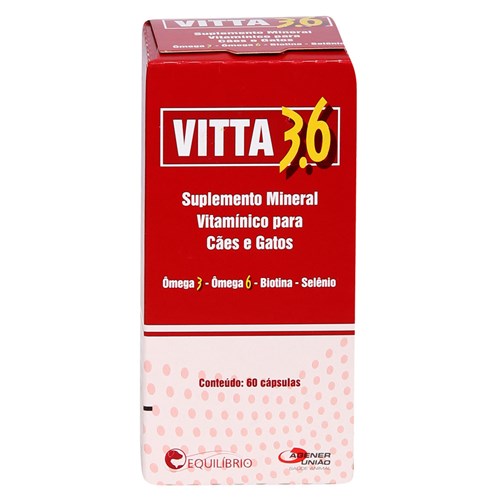 Suplemento Vitta 3.6 Agener C/ 60 Cápsulas
