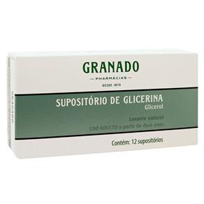 Supositório de Glicerina Granado Adulto 12 X 4g