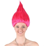 Supplies 36 centímetros Trolls Poppy peruca For Kids Crianças Cosplay Halloween Party perucas de cabelo