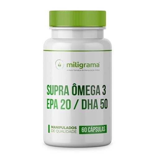 Supra Omega 3 1000mg EPA 20 DHA 50 - 60 Cápsulas