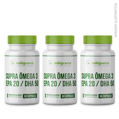 Supra Omega 3 1000mg EPA 20 DHA 50 (3 UND)