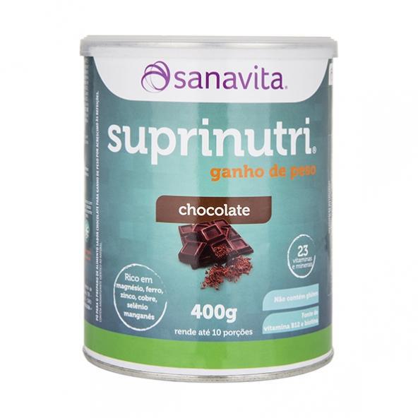 Suprinutri Ganho de Peso Chocolate 400g - Sanavita