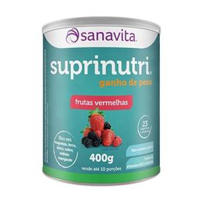 Suprinutri Ganho de Peso , Frutas Vermelhas, 400g - Sanavita - 400g - Frutas Vermelhas