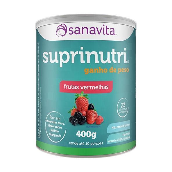Suprinutri Ganho de Peso Frutas Vermelhas 400g - Sanavita