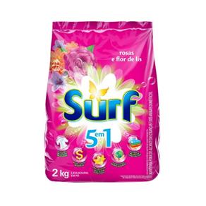 Surf Rosas e Flor de Lis Detergente em Pó 2kg