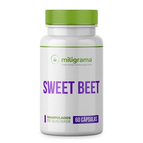 Sweet Beet (Beterraba Extrato Seco) 500Mg - 60 Cápsulas
