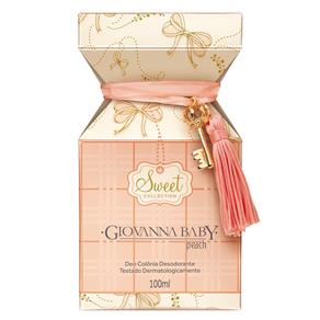 Sweet Collection Peach Deo Colônia Giovanna Baby - Perfume - 100ml