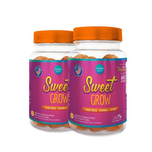 Sweet Grow - Vitaminas para Cabelos e Unhas - 120 Dias (2 Unidades)