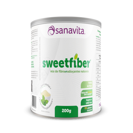 Sweetfiber Mix de Fibra + Adoçantes Naturais - Sanavita - 200g