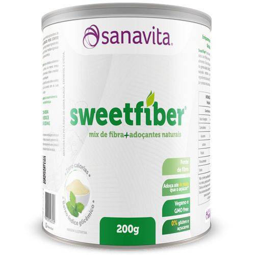 Sweetfiber Sanavita Mix de Fibra + Adoçantes Naturais 200g