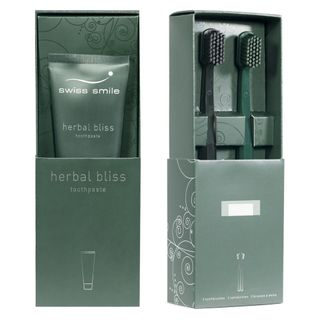 Swiss Smile Herbal Bliss Kit - Gel Dental + Escovas Kit