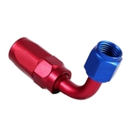 Swivel AN6 Red Blue Adapter End Male / Fuel Hose Fitting Racing Color Oil Line