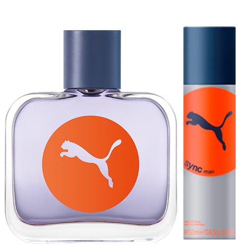 Sync For Men Puma - Masculino - Eau de Toilette - Perfume + Desodorante