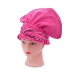 T¨ºxtil microfibra cabelo turbante rapidamente seco Hat Cabelo Envolvido Toalha de banho