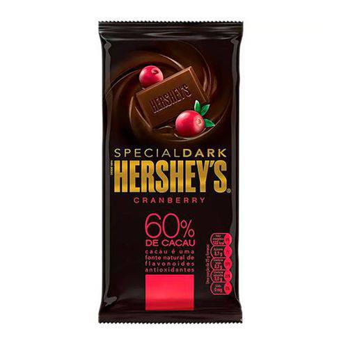 Tablete Chocolate Special Dark 60% Cacau - Cranberry