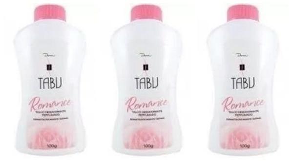 Tabu Romance Talco 100g (Kit C/03)