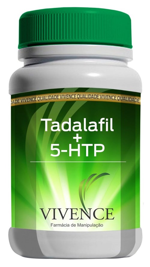 Tadalafil 10Mg + 5-Htp Retardante de Ejaculação Precoce (90 Cápsulas)