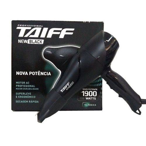 Taiff Kit 220v - Secador New Black 1900w + Taiff Modelador Curves 3/4" + Prancha 180