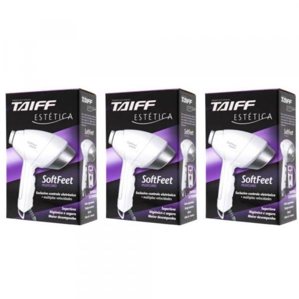 Taiff Soft Feet Pedicuro Bivolt (Kit C/03)