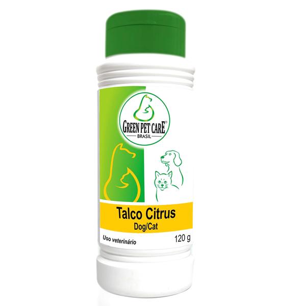 Talco Citrus Dog Cat Green Pet Care 120 Gr