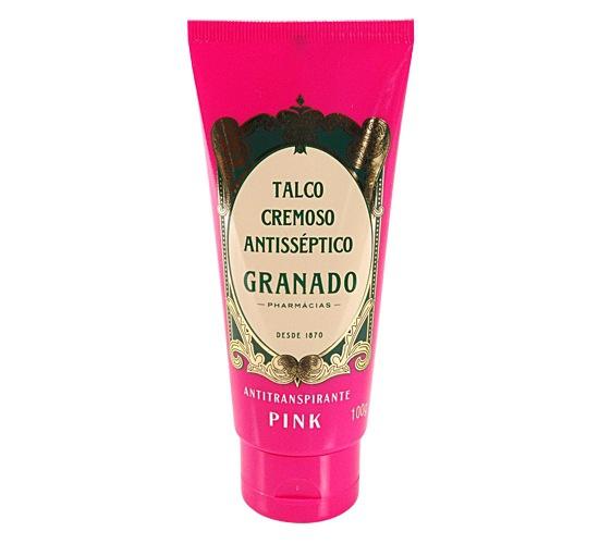 Talco Cremoso Antisseptico 100g Pink Granado