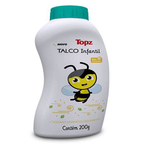 Talco Infantil Topz Baby para Bebê - 200gr
