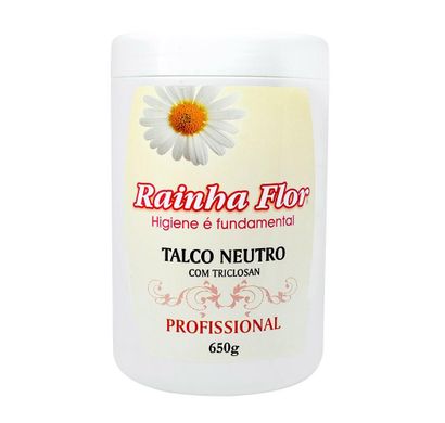 Talco Neutro 650g - Rainha Flor