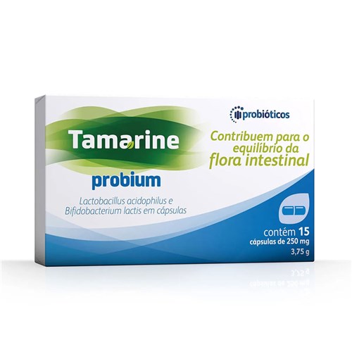 Tamarine Probium Probióticos c/ 15 Cápsulas