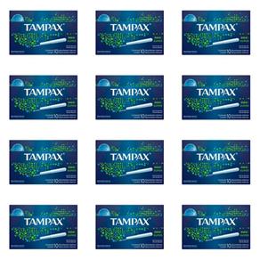 Tampax Absorvente Íntimo Super com 10 - Kit com 12