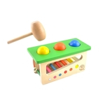 Tap Bench xilofone Durable madeira Musical Pounding Toy Crian?as Multifunctiona