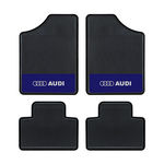 Tapete Automotivo - Audi A2 - Base Azul - Logo Audi