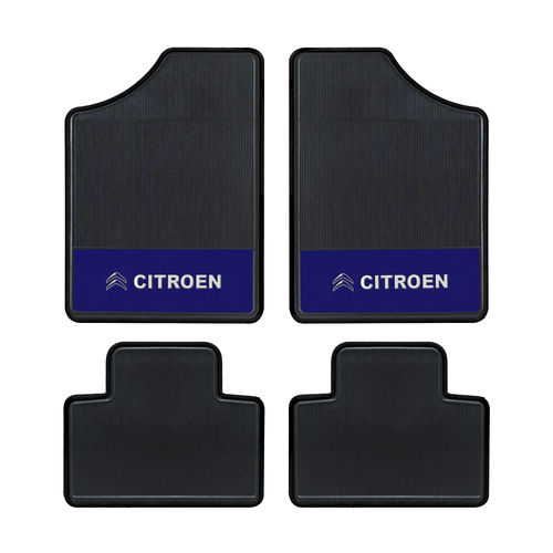 Tapete Automotivo - Citroen - Base Azul - Logo Citroen