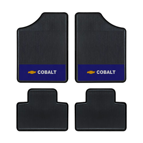 Tapete Automotivo -Cobalt - Base Azul - Logo Chevrolet