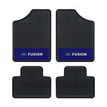 Tapete Automotivo - Fusion - Base Azul - Logo Ford